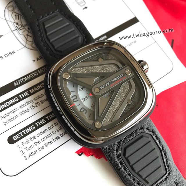 sevenfriday經典款男士腕表 七個星期五太空飛船靈感牌自動機械表  gjs2045